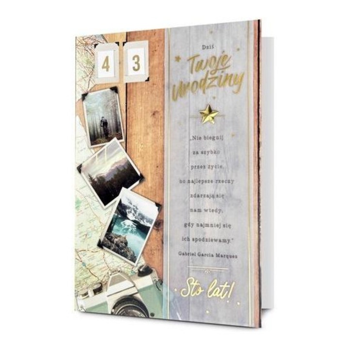 Felicitare B6 Pan Dragon, Urodziny, multicolor, cu 3D, set cu envelopa