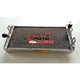Radiator moto, aluminiu, capacitate de racire crescuta, TIG sudat, finisaj lucios, compatibil cu modele Yamaha TZ250 din 1990