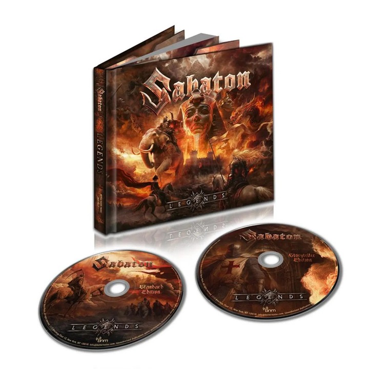 Set 2 CD-uri Sabaton - Legends, Mystic Production, multicolor