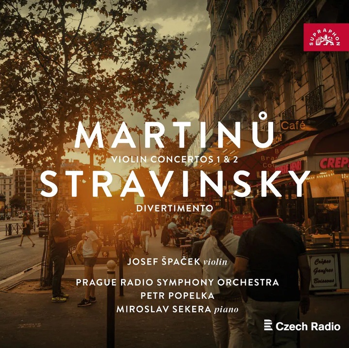 Martinu, Stravinskij: Hegedűversenyek 1 & 2, Divertimento - CD, Supraphon