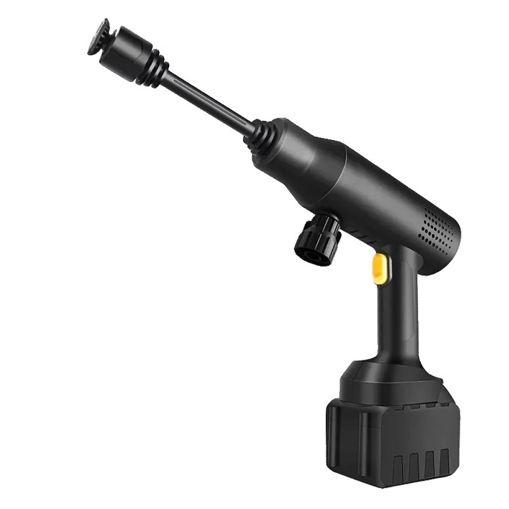 Pistol de spalat auto, 10000mAh, presiune 36Bar, functionare fara fir, 4-5m furtun