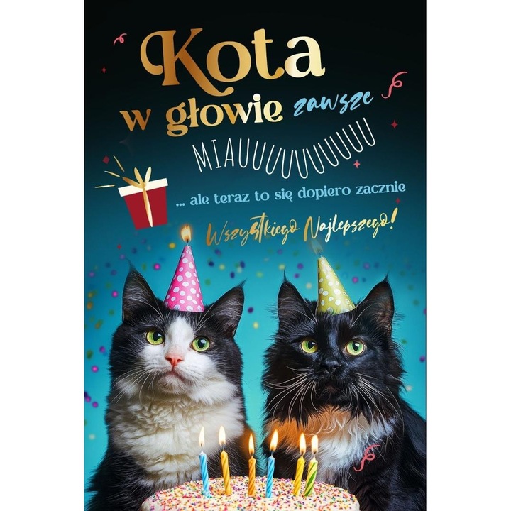 Felicitare Armin Style Urodziny 13x21cm cu zloceniami sau srebrzeniami