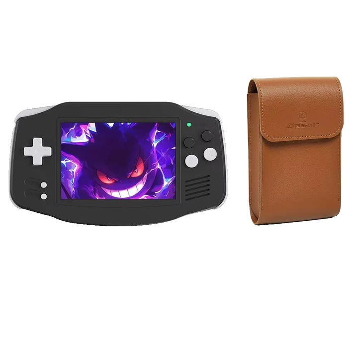 Consola de jocuri portabila, 3.4 inch, player multimedia, negru, 64GB, 5K jocuri