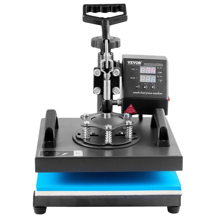 Термопреса, Плоча 25.4x30.5cm, Шапка 14x7.6cm, Мощност 650W, Температурен Диапазон 0-250°C, Комплект