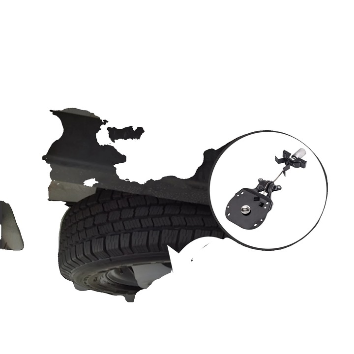 Winch roata de rezerva, constructie din otel, 45x45x4mm, certificat ISO9000