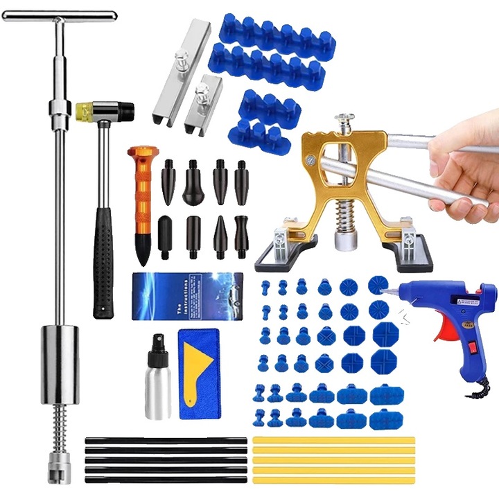 Kit de reparare a denivelarilor auto, metal