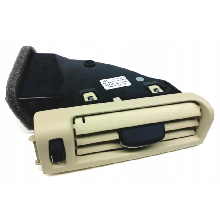 Volvo S60 V60 2011-2018 jobb oldali szellőzőrács, krém/fekete