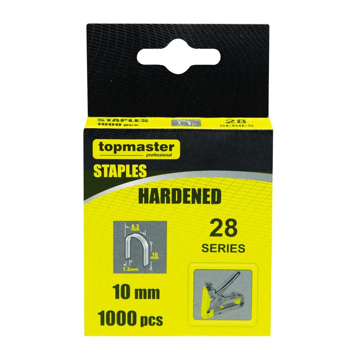 Set 1000 buc capse U 10 mm