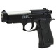 Set pistol de jucărie Skleplolki cu supresor, 800 bile, dimensiune 33x10 cm, negru
