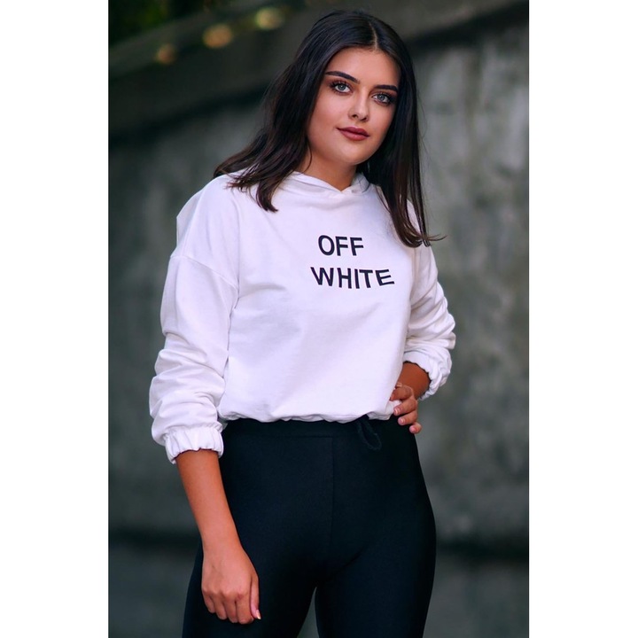 Női sport pulóverek, Madmext, 289707, Fehér, S