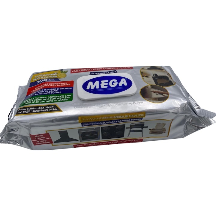 Servetele umede multisuprafete MEGA 100 bucati