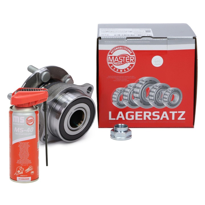 Butuc rulment roata stanga/dreapta, Master-Sport, 7479-SET-MS, cu senzor integrat, 5 gauri