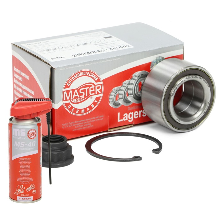 KERÉKCSAPÁGY ELSŐ bal/jobb Master-Sport, 7485, 64 fog, mágnessel, 34x39mm