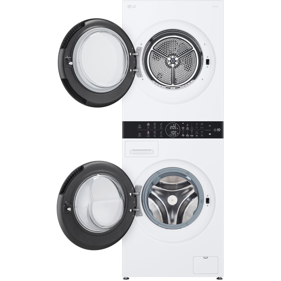 Masina de spalat rufe cu uscator LG WT1210WWF, Spalare 12 kg, Uscare 10 kg, 1400 RPM, Steam, TurboWash 360, Clasa A/C, Culoare Alb