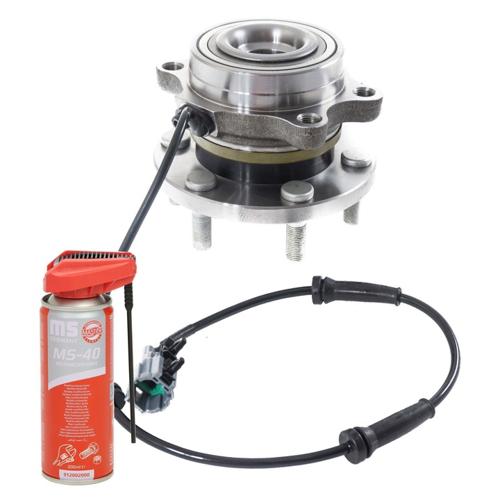 Kerékcsapágy agy, Master-Sport, 4,97kg, Nissan Navara NP300-hoz