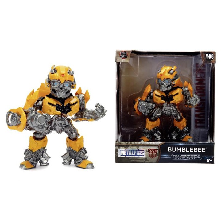 Figurina de jucărie transformabilă Bumblebee, Jada Toys, Transformers 4