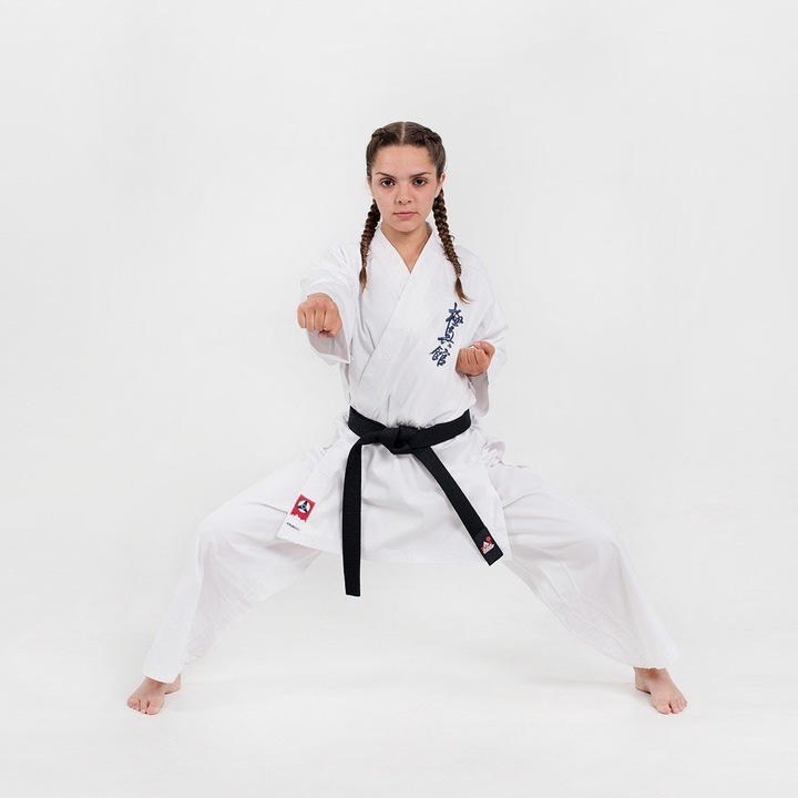 KARATE GI Kyokushin-Kan Training, alb, 100 cm, Alb