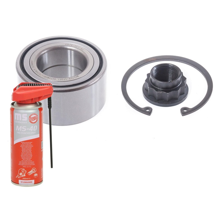 KERÉKCSAPÁGY első/hátsó bal/jobb Master-Sport, 38,9x75mm, 0,96kg, Toyota és Daihatsu modellekhez