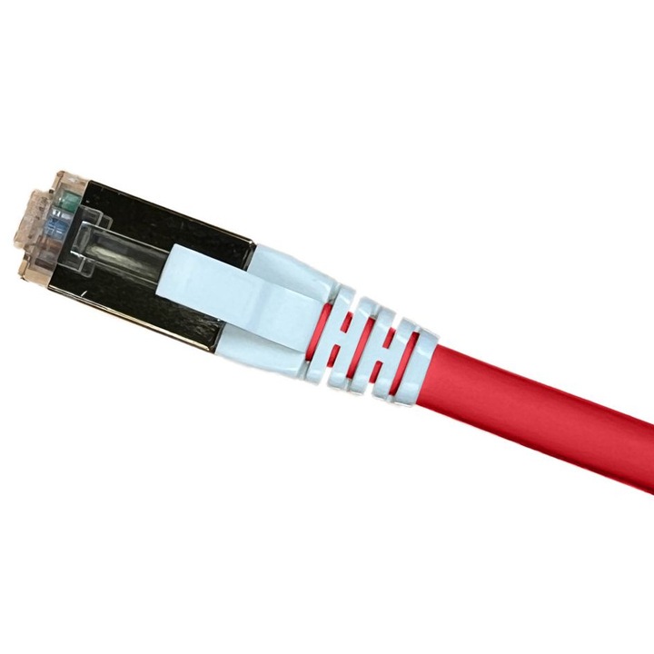 Patch cord CAT 6A 0.5m rosu, R&M