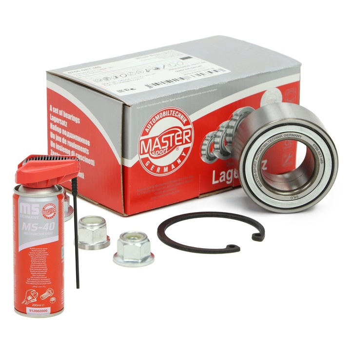 KERÉKCSAPÁGY ELSŐ bal/jobb Master-Sport, 66mm, integrált érzékelővel, 0.8kg