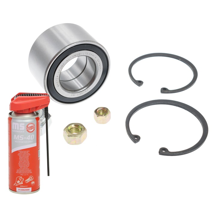 KERÉKCSAPÁGY ELSŐ bal/jobb, Master-Sport, 593-SET-MS, 37x64mm