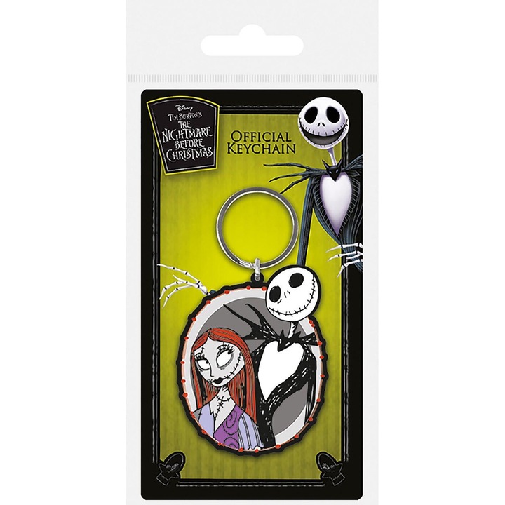 Kulcstartó Pyramid International Pyramid Nightmare Before Christmas Jack and Sally
