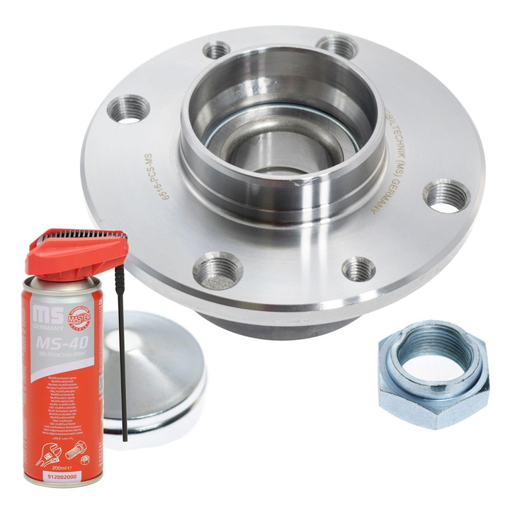 Kerékcsapágy agy, Master-Sport, 4 lyuk, 117,5mm, 6516-SET-MS