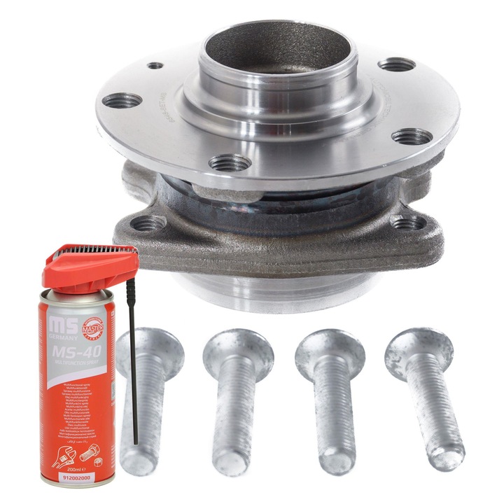 Autóalkatrész, Master-Sport, kerékcsapágy, 5 lyukú, 131mm, 6548-SET-MS, készlet olajspray-vel