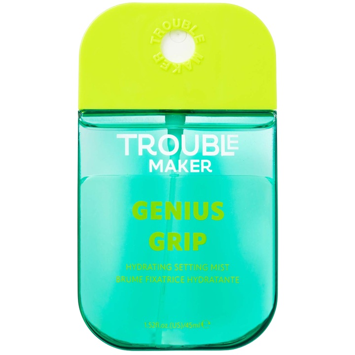 Spray fixativ machiaj Trouble Maker, 45ml, cu acid hialuronic, compact