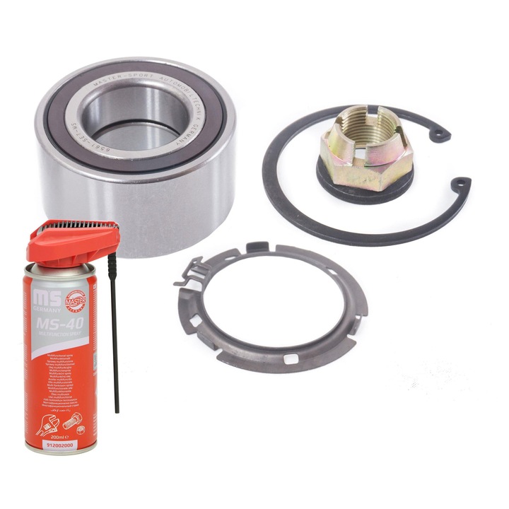 Master-Sport első kerékcsapágy készlet, 37x72mm, olajpermettel