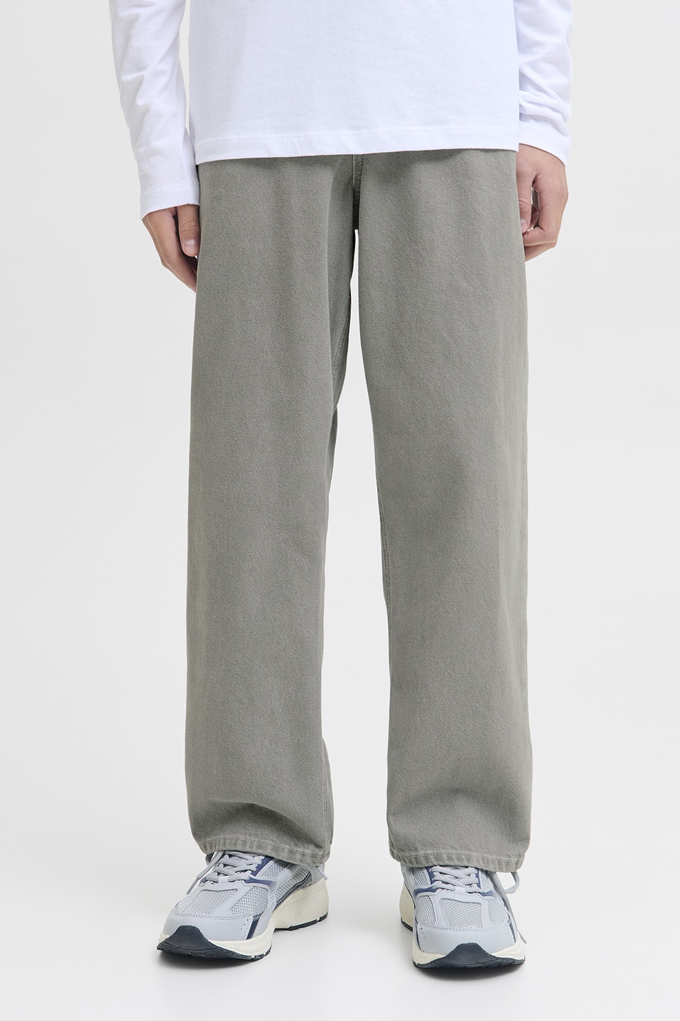 Jack & Jones, Blugi relaxed-fit, Gri deschis, 152 CM