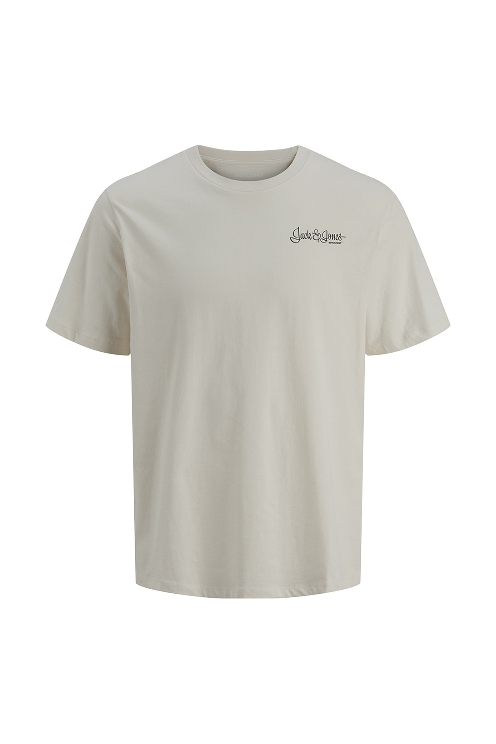 Jack & Jones, Tricou din bumbac cu imprimeu, Gri deschis, 152 CM