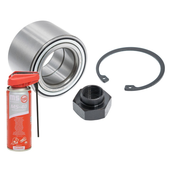 Kerékcsapágy Master-Sport, 40x62mm, 0.7kg, Opel Agila-hoz, spray olajjal együtt