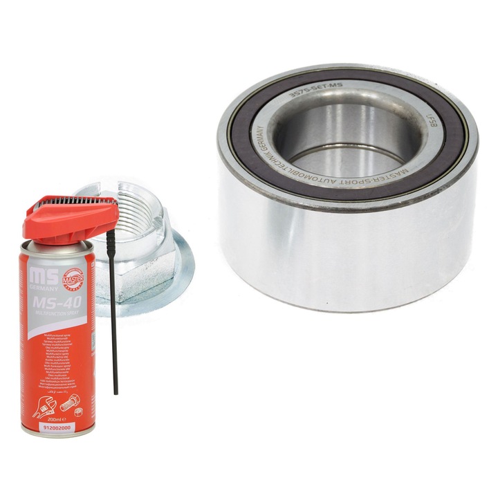 Kerékcsapágy Master-Sport 3575-SET-MS, 64 fog, mágnesgyűrűvel, 37x75mm, készlet olajspray-vel