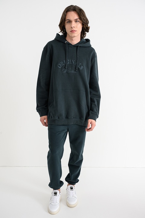 Jack & Jones, Худи с лого, Бледозелен