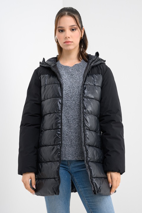 Jdy, Geaca matlasata cu gluga, Negru