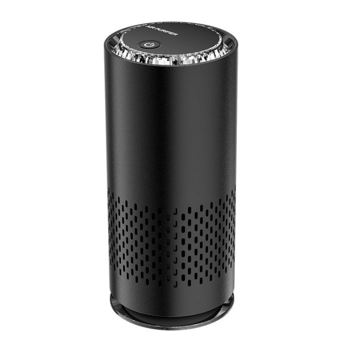 Purificator Aer Portabil Cu Ioni Negativi si Aroma, BytePulse, filtru HEPA, USB type C