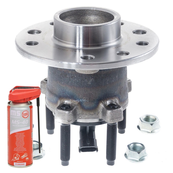 Set butuc rulment roata cu spray ulei Master-Sport, 5 gauri, cu senzor integrat, 140mm