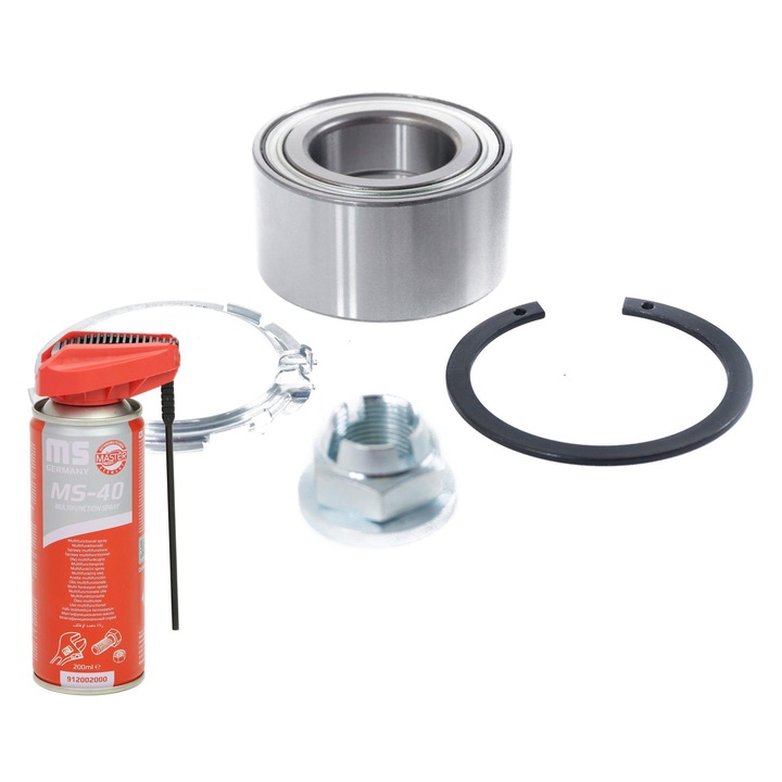 Master-Sport autóalkatrészek, első kerékcsapágy, 96 fog, 39mm szélesség, 42mm belső átmérő, 77mm külső átmérő, készlet olajpermettel