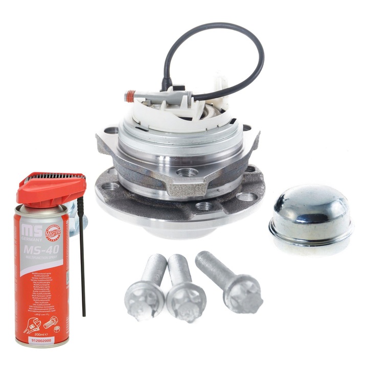 Master-Sport autóalkatrész készlet, kerékcsapágy olajspray-vel, 119,4mm, 3,13kg