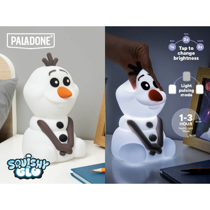 Lampa din silicon Frozen Olaf