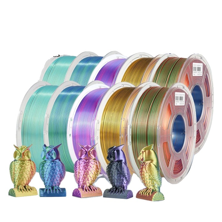 Filament 3D PLA, SILK TR MIX-1, 1.75mm, 1kg, multicolor