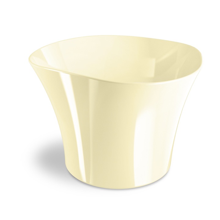 Кашпа Donplast Prymulka DPR, Ø12xH9см, Крем