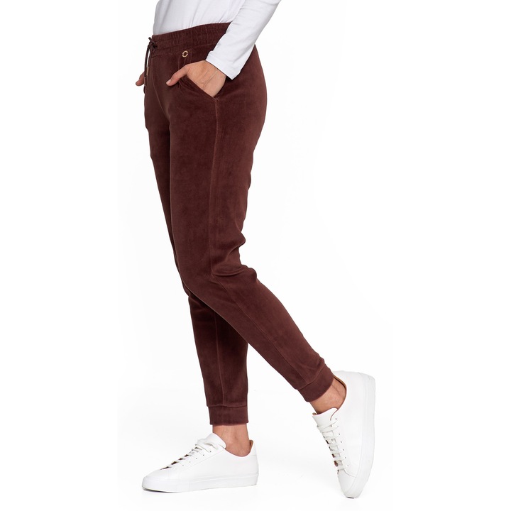 Női sportnadrág, Moraj, pamut/poliészter, bordó