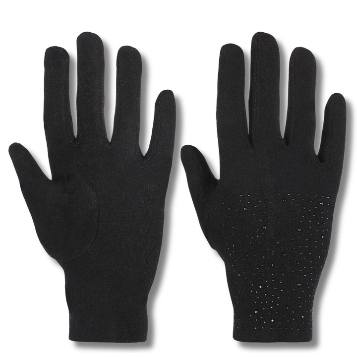 Mânusi dama, Moraj, lână, negru