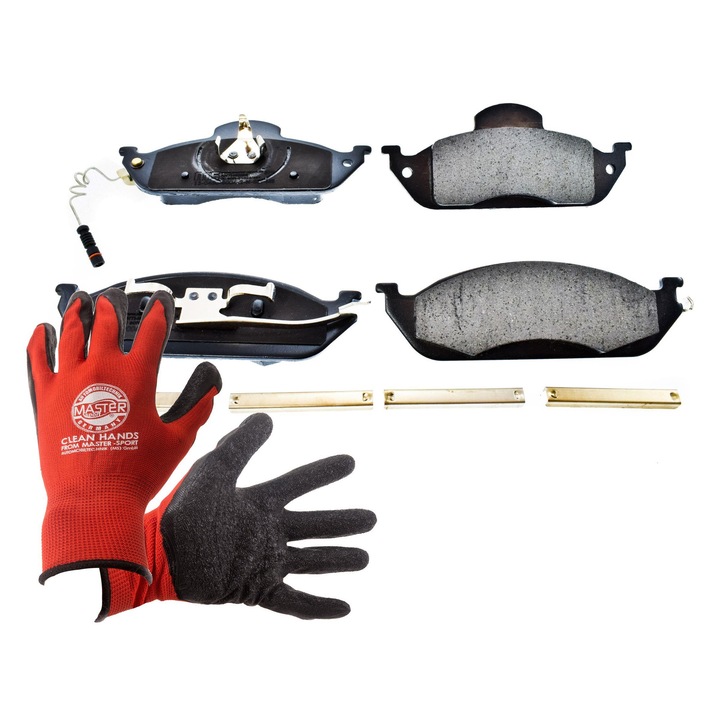 Fékbetét 13046080042N, Master-Sport, 16,5x188x59,2mm, piros, XL