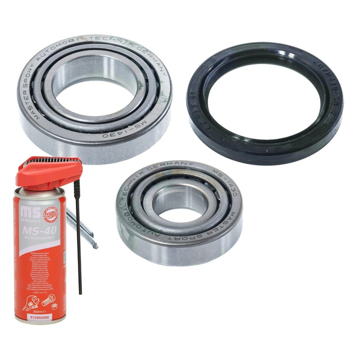 Hátsó kerékcsapágy, Master-Sport, 1430-SET-MS, többfunkciós olaj, 0.78kg, SKODA FAVORIT-hoz