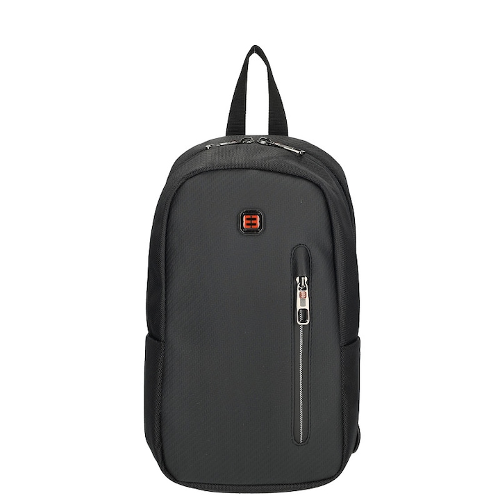 Férfi táska, ENRICO BENETTI.62170-001. Textil, Fekete