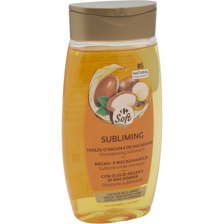 Sampon cu uleiuri de argan si de nuca de macadamia, 250 ml, set 12 bucati