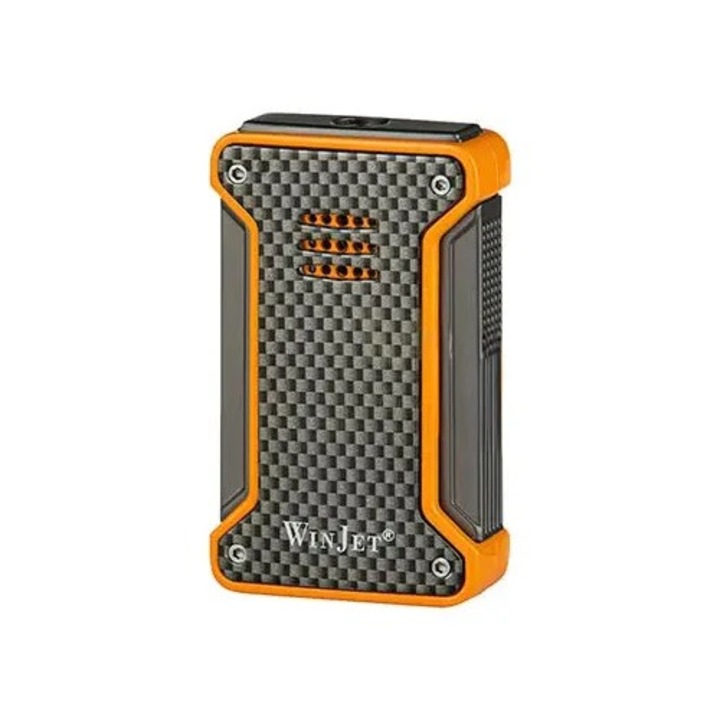 Bricheta WinJet, cu torch, metal, exterior carbon/negru, portocalie